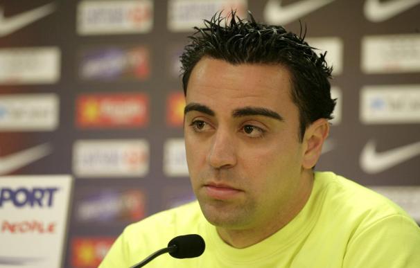 Xavi sufre una lesión en el sóleo y es duda para jugar en Villarreal