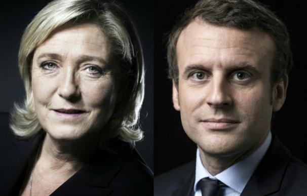 Le Pen dice que el euro está muerto y el apoyo a Macron se estanca