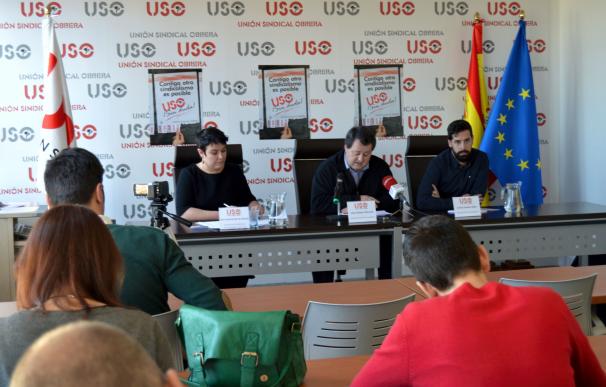 USO se moviliza en Oviedo por el salario, el empleo digno y la justicia social el 1 de Mayo