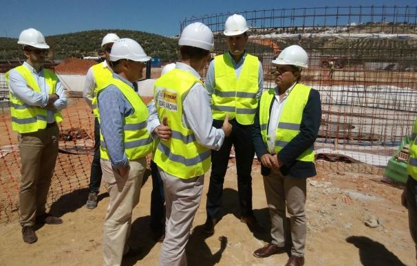 Junta destaca el "buen ritmo" de las obras de la depuradora de aguas residuales de Arjona