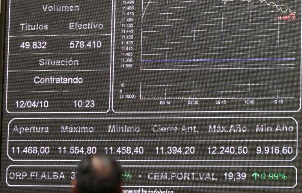 La Bolsa española abre en positivo y el Ibex sube el 0,37 por ciento