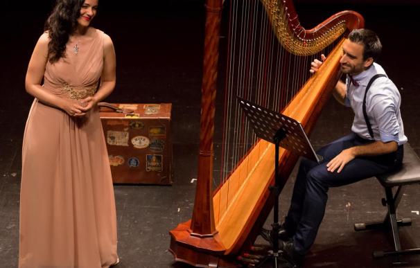 La Fundación Unicaja organiza este viernes un concierto del dúo Harpevoix en el CUC de Antequera