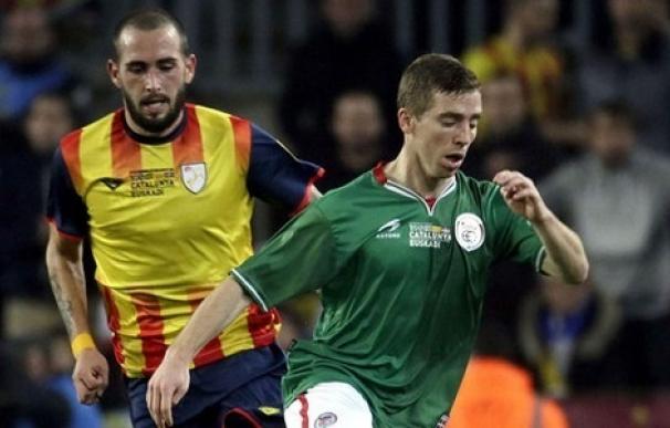 Un gol de Aduriz decanta el triunfo (0-1) de Euskadi contra Catalunya en el Camp Nou
