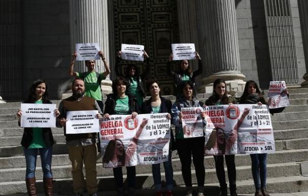 Arranca la huelga de 48 horas convocada por el Sindicato de Estudiante en contra de la LOMCE y el 'decreto 3+2'