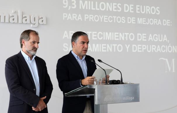 La Diputación invertirá 9,3 millones en mejoras de abastecimiento de agua y depuración en 75 municipios