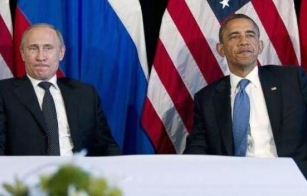 Obama y Putin durante la Asamblea de la ONU