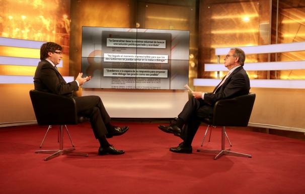 Puigdemont afirma que la carta a Rajoy es sincera pero también la "última" oferta