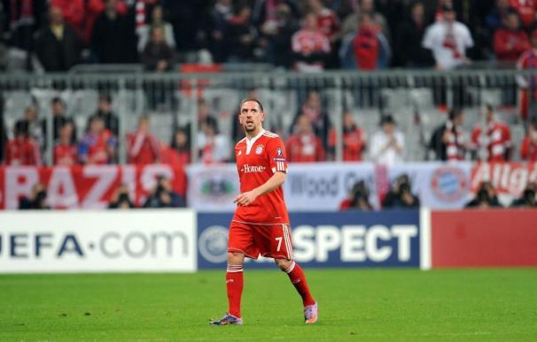 El Bayern Múnich recurrirá contra la sanción por tres partidos a Ribéry