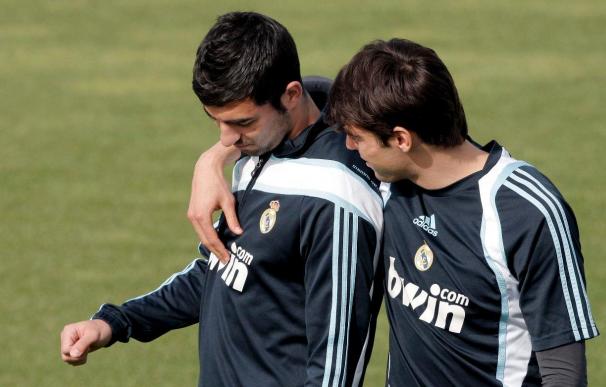 Kaká sigue al margen; Albiol y Raúl trabajan en solitario en el Real Madrid