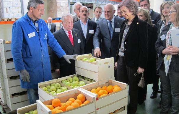 La reina Sofía visita el Banco de Alimentos el próximo martes
