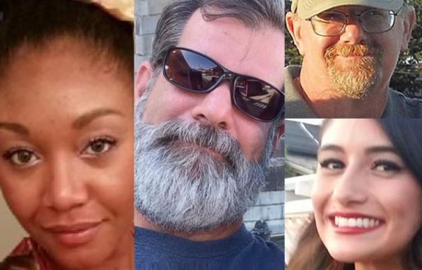 Algunas de las víctimas de la masacre de California