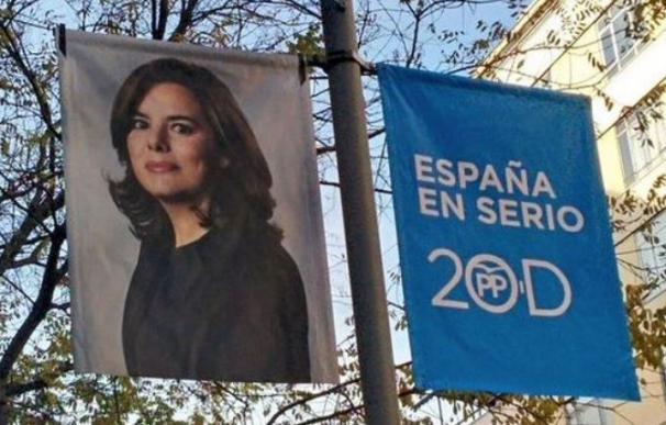 Foto de los carteles electorales publicada en Twitter por @gamusino
