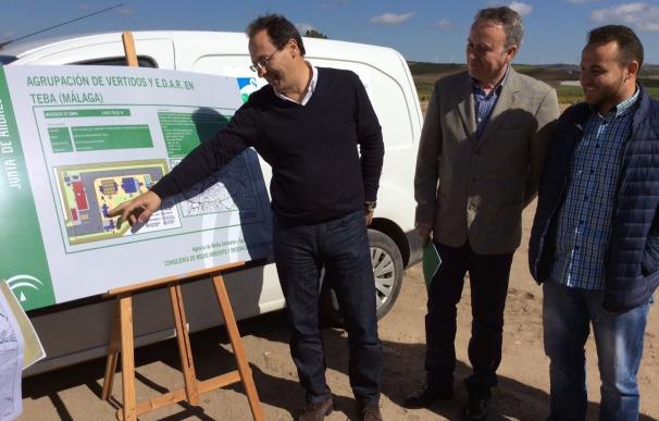 La Junta inicia las obras de la Estación Depuradora de Aguas Residuales de Teba