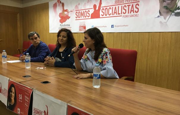 Iratxe garcía destaca la necesidad de construir un PSOE "fuerte" que sea capaz de cambiar España