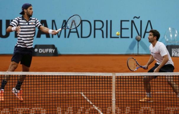 Feliciano y Marc López se clasifican para las semifinales en dobles