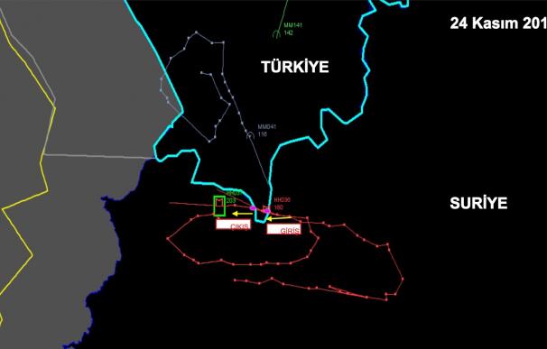 Mapa facilitado por fuentes oficiales turcas. Imagen tomada del New York Times.