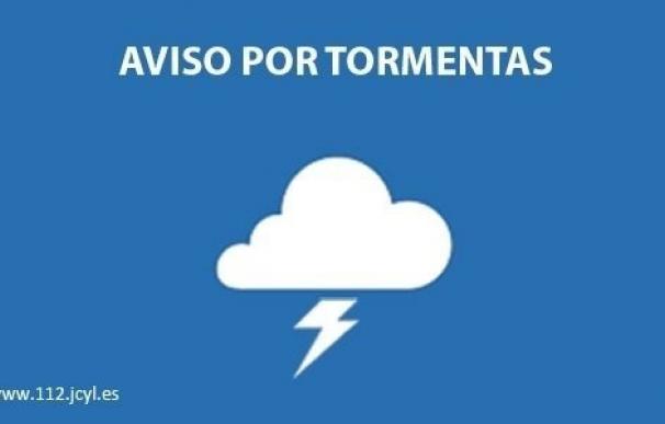 Se extiende a Burgos la previsión de tormentas, que afecta también a León, Palencia y Zamora