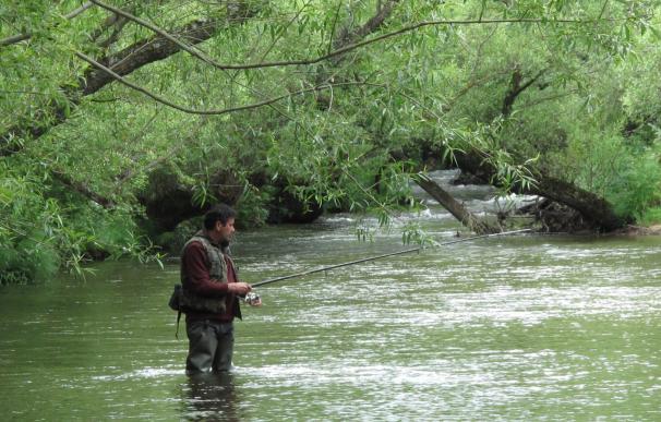 Cantabria suspende la pesca fluvial en todo su territorio hasta el 31 de octubre por la sequía
