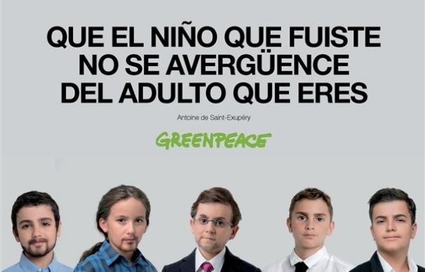 Que el niño que fuiste no se avergüence del adulto que eres, la nueva campaña de Greenpeace
