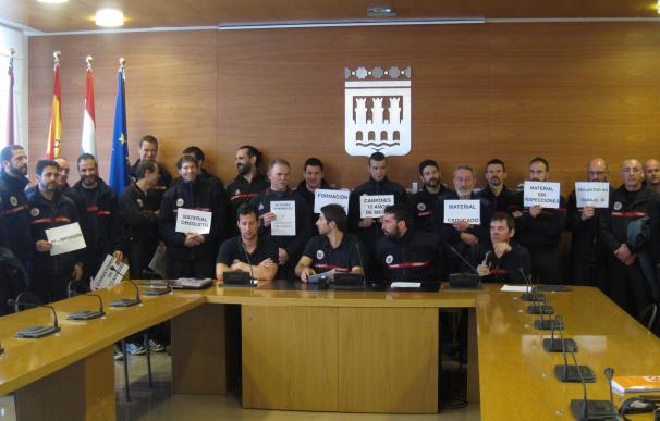 Bomberos de Logroño rechazan la "imposición" de las guardias localizadas