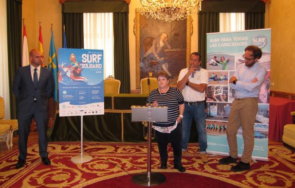 La VI Jornada de Surf Solidario recaudará fondos para la asociación Galbán y la de ELA