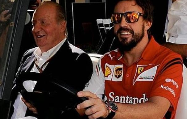 El Rey Juan Carlos confirma el futuro de Alonso: McLaren