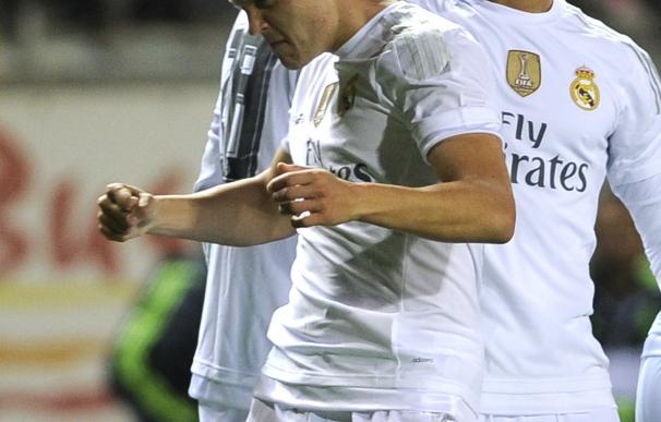 Real Madrid's Russian midfielder Denis Cheryshev (