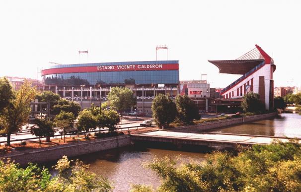 Vista del estadio Vicente Calderón