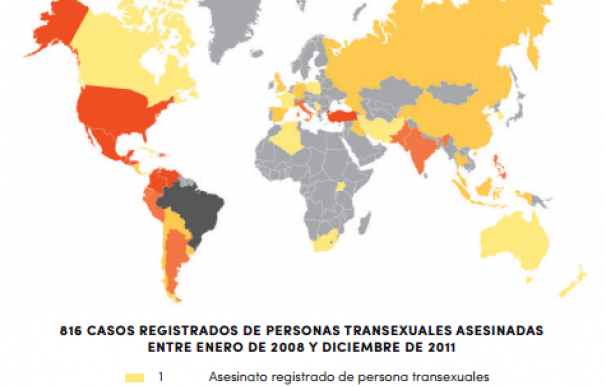 Gráfico del estudio 'Discriminación y persecución por orientación sexual e identidad de género: El camino hacia una vida digna' de CEAR