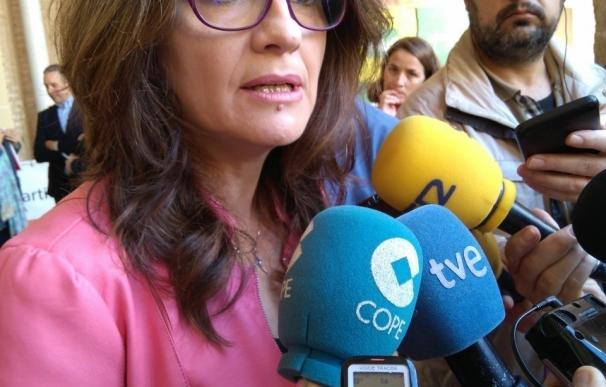 Oltra denuncia partidismo en el cupo a Euskadi y advierte a Montoro: "A lo mejor la borrachera del gasto era Castor"