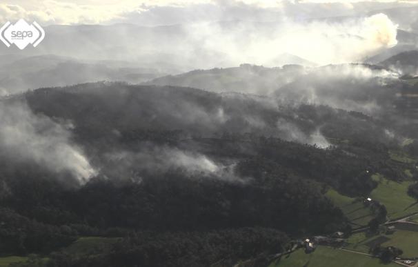 Incendios en Asturias