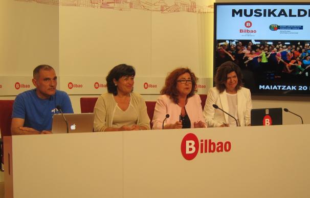 Cerca de 3.800 alumnos de 46 escuelas de música de Euskadi participarán el próximo 20 de mayo en Musikaldia