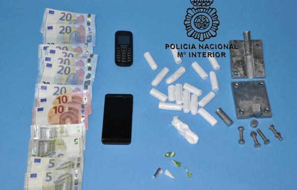 Detenido en Burgos un varón que distribuía droga a traficantes y consumidores en Gamonal