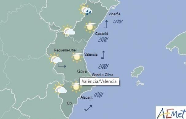 El fin de semana arranca con máximas de hasta 29 grados y chubascos dispersos en el interior de Castellón