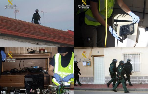 Guardia Civil desarticula una banda muy violenta que asaltaba viviendas y comercios en Campo Cartagena (Murcia)