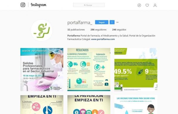 El Consejo General de Colegios Farmacéuticos pone en marcha un perfil en Instagram