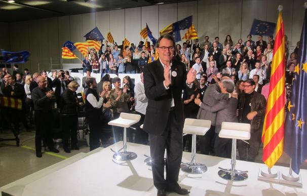 20D.- Mas pide a los votantes de Junts pel Sí y la CUP "llenar las urnas" y cerrar el paso a Rajoy