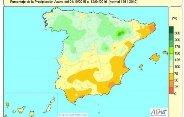 Las lluvias de la primavera equilibran el balance hídrico en España