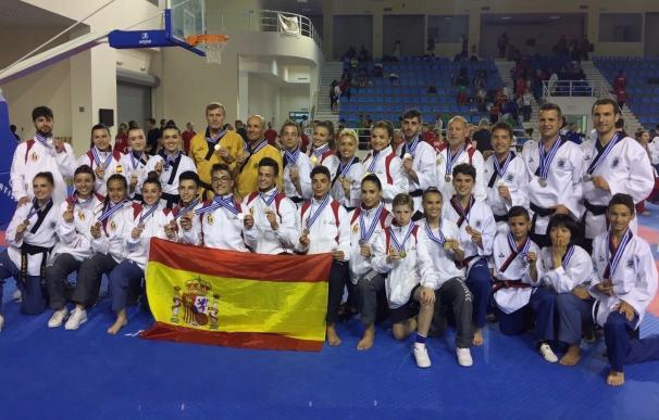 España consigue 21 medallas en el Europeo de Poomsae y Freestyle