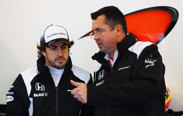 Boullier: "Alonso ha corrido sin problemas y se ha sentido bien"