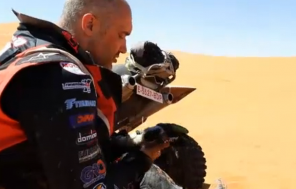 Alberto Prieto, la primera persona que competirá en el Dakar sólo con un brazo