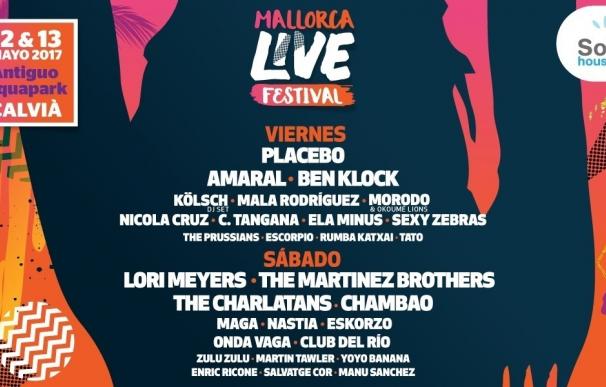Placebo, Amaral, Lori Meyers y Chambao, entre otros, a partir de este viernes en 'Mallorca Live Festival' en Calvià