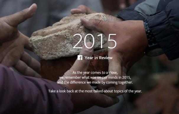 'Resumen del año 2015' Facebook