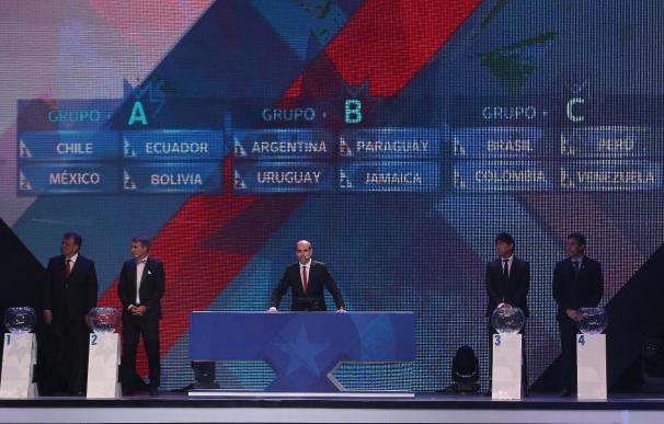 Chile-México, Argentina-Uruguay y Brasil-Colombia, citas esperadas en la Copa