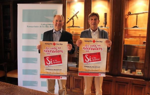 El Colegio de Farmacéuticos de Baleares colabora en la venta de cupones solidarios del Sorteo de Oro de Cruz Roja