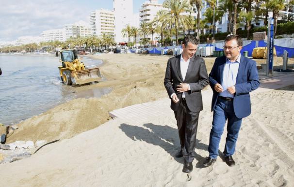 El PSOE reclama al Gobierno en sus enmiendas a los PGE una partida para estabilizar las playas de Marbella