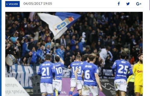 El Real Oviedo presenta la versión en asturiano de su página web