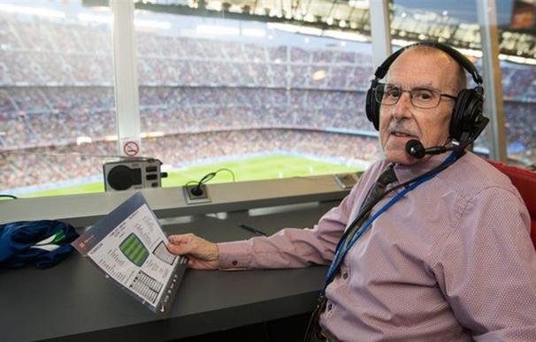 Muere Manel Vich, la voz del Camp Nou durante casi 60 años