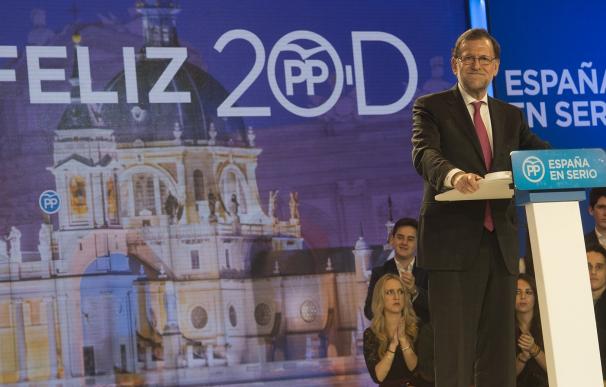 Rajoy cierra campaña alertando contra una coalición de PSOE, Podemos y "el que se pueda apuntar" para echarle