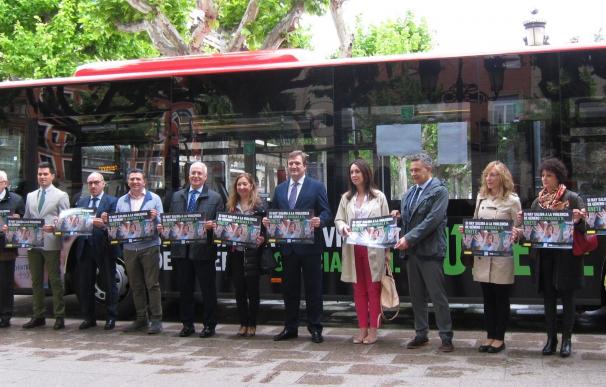 Una campaña en autobuses 'Jiménez' apoyará la lucha contra la violencia de género